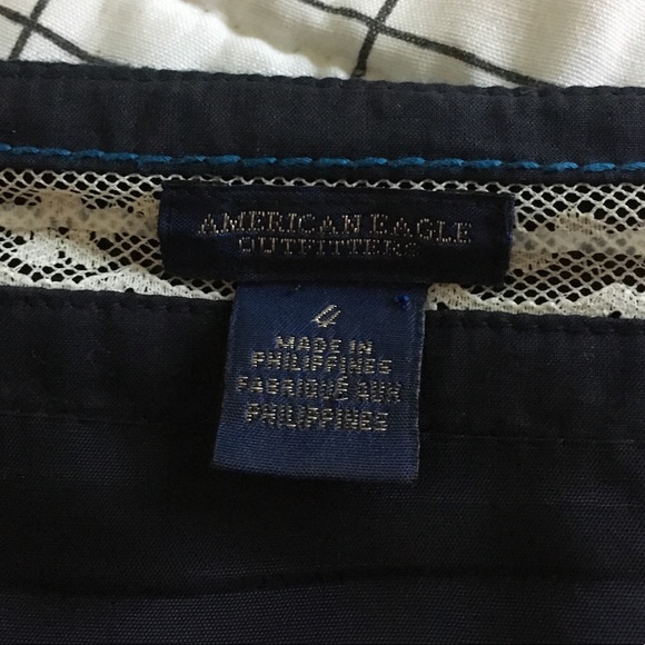 AEO Plaid Strapless Wool Mini-Dress Size 4 - Picture 3 of 4